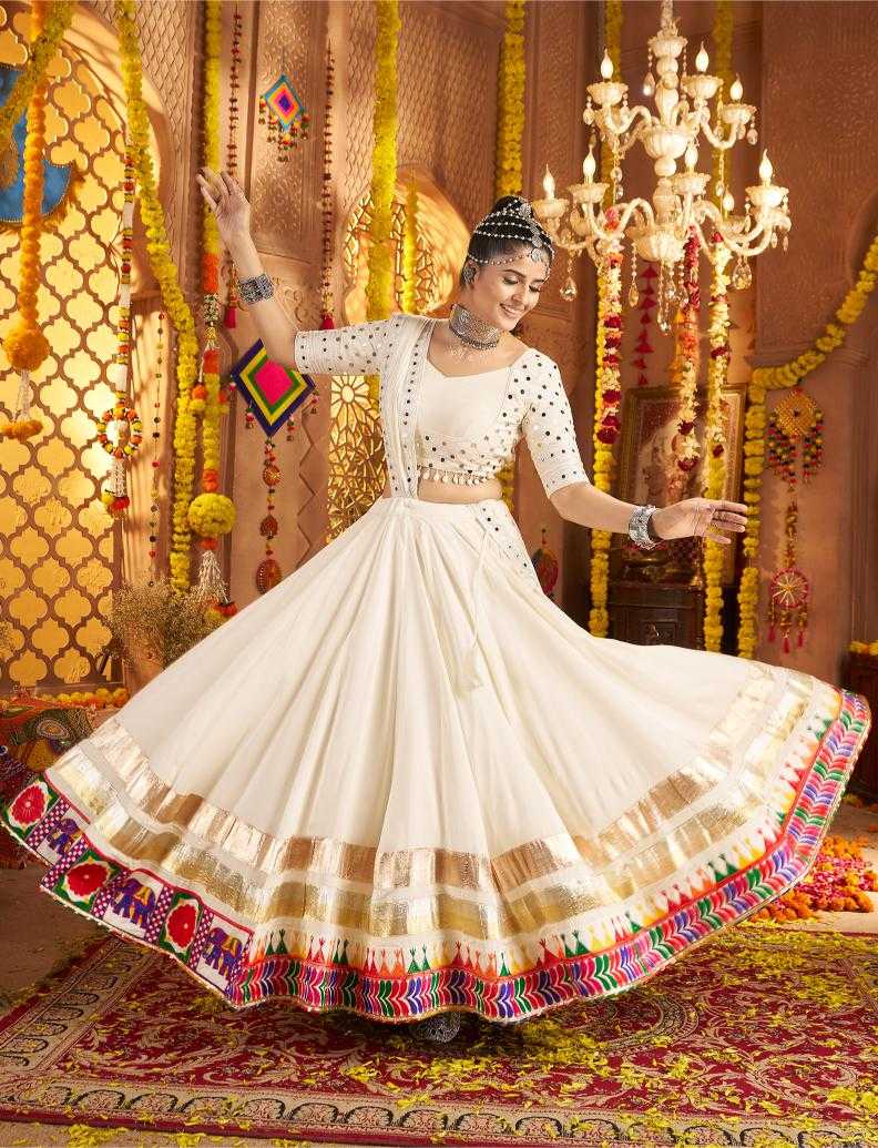 Ynf Viscose Rayon RIN202 11003 Lehengas Festive Collections Wholesale Traditional Lehenga Embroidered Lehenga Thread Work Lehenga Manufacturer