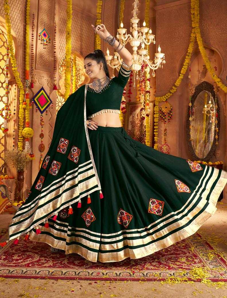 Ynf Viscose Rayon RIN202 11006 Lehengas Wholesale Designer Lehenga Embroidered Lehenga Thread Work Lehenga Manufacturer
