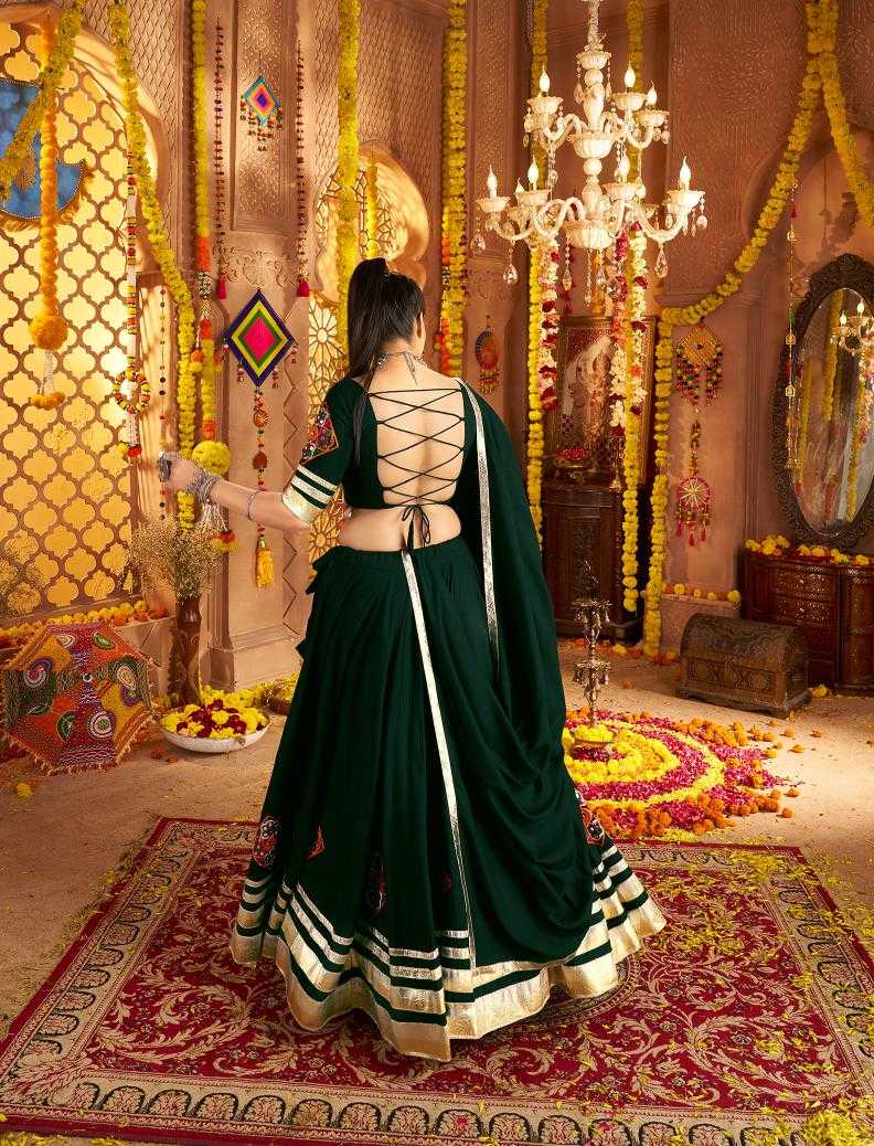 Ynf Viscose Rayon RIN202 11006 Lehengas Wholesale Designer Lehenga Embroidered Lehenga Thread Work Lehenga Manufacturer