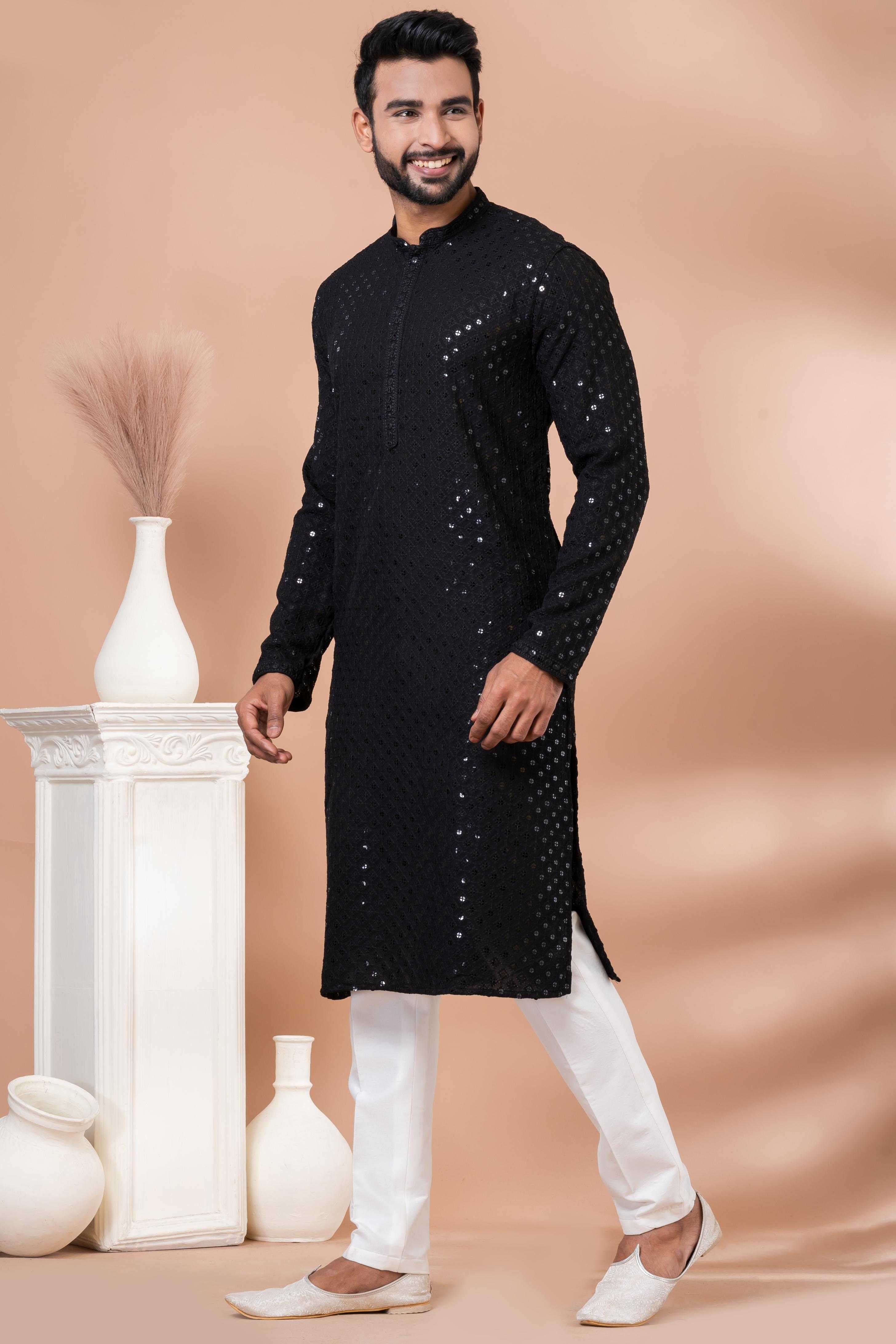 Ynf Viscose Rayon RIN223 3410A Mens Wear Wholesale Mens Kurtas Mens Kurta Pyjama Men Wedding kurta Manufacturer
