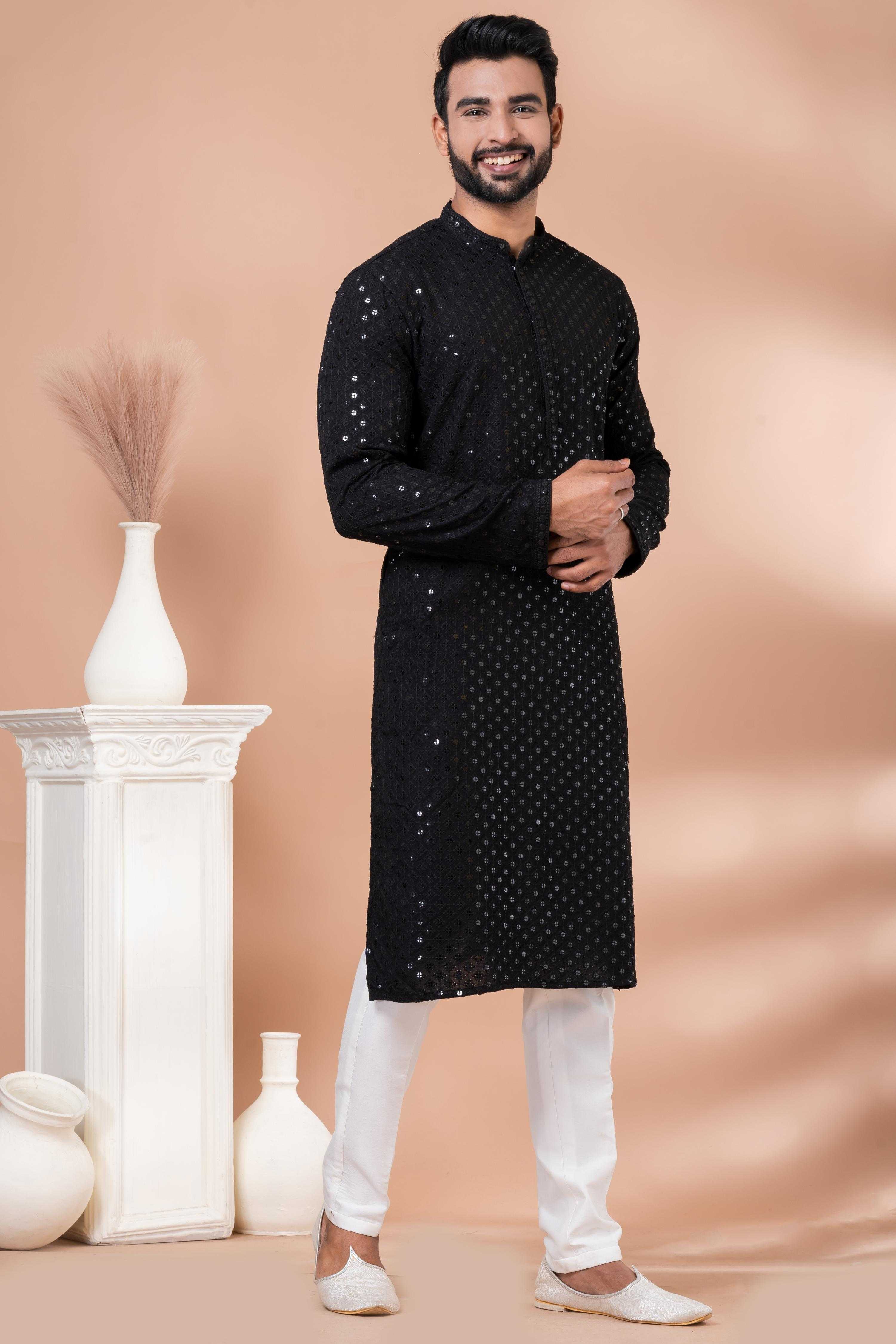 Ynf Viscose Rayon RIN223 3410B Mens Wear Wholesale Mens Kurtas Mens Kurta Pyjama Men Wedding kurta Manufacturer