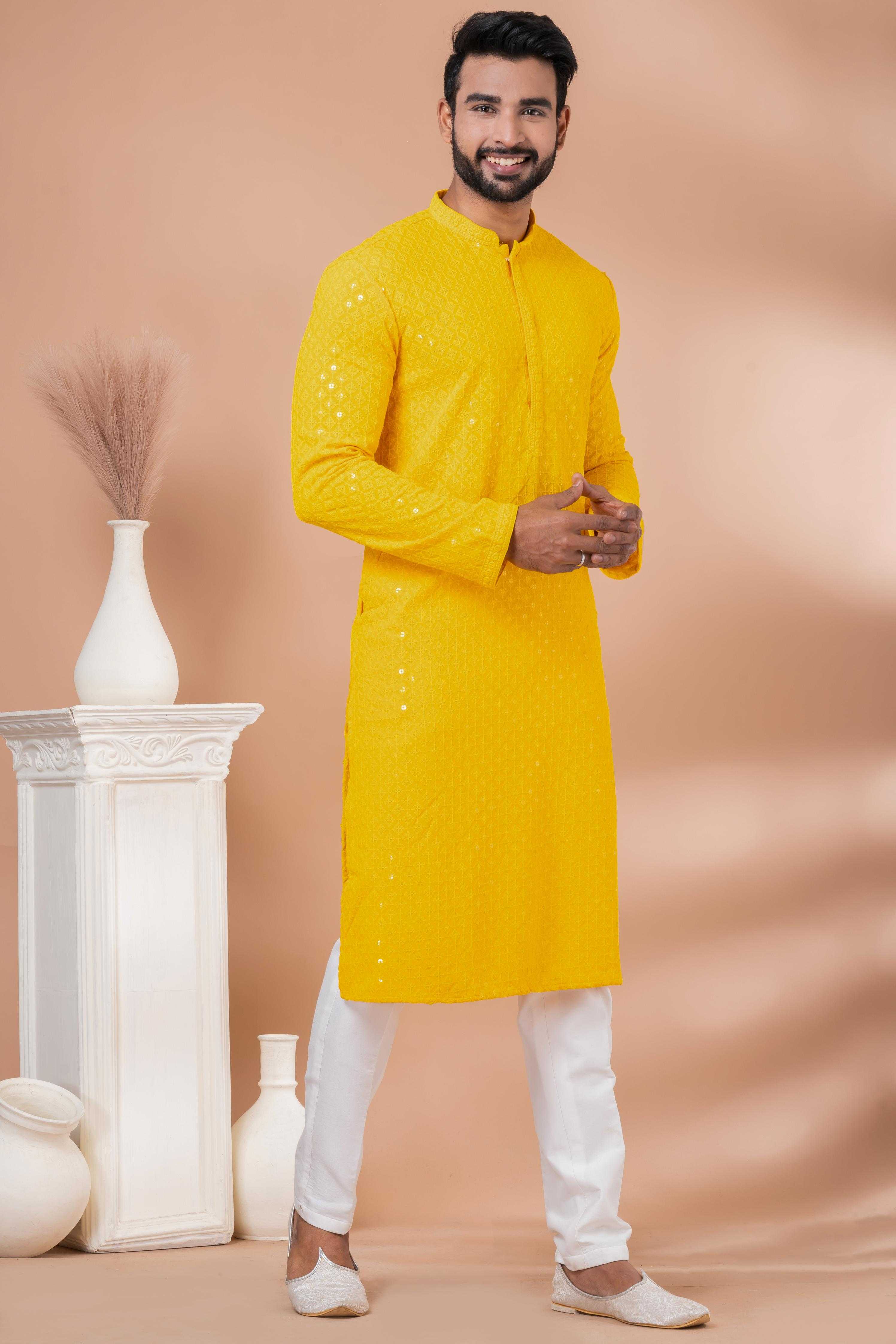 Ynf Viscose Rayon RIN223 3411B Mens Wear Wholesale Mens Kurtas Mens Kurta Pyjama Men Wedding kurta Manufacturer