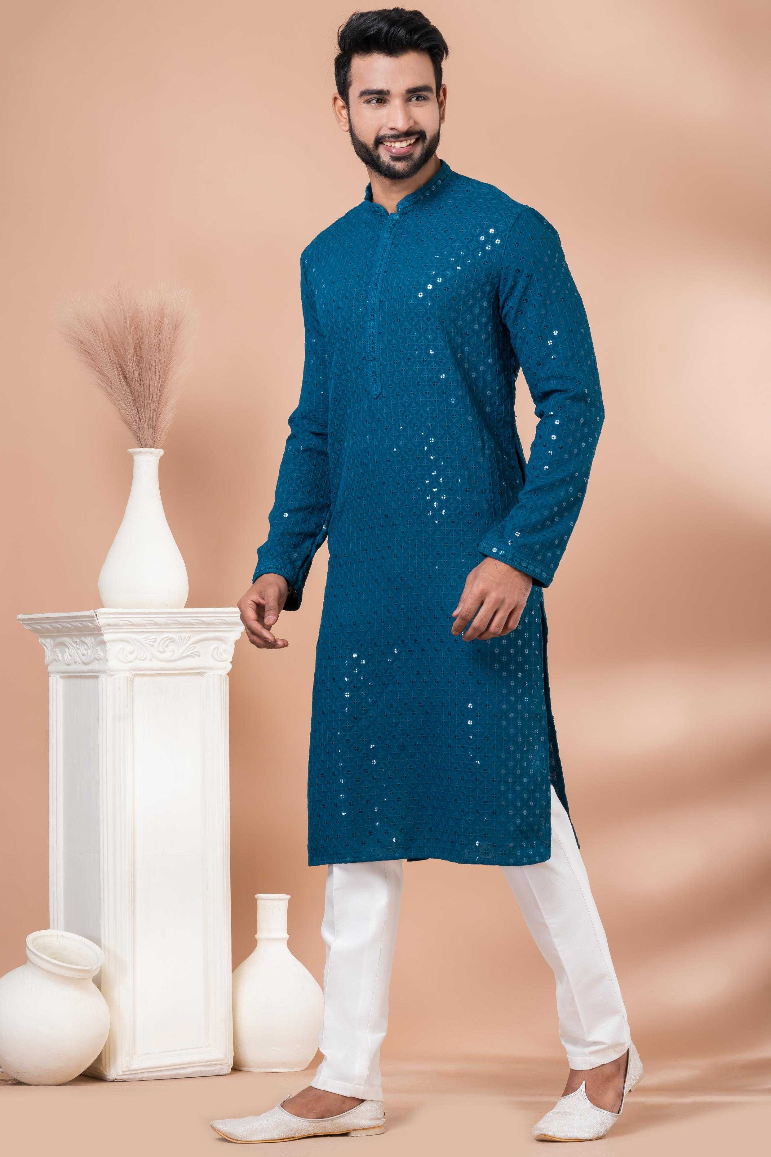 Ynf Viscose Rayon RIN223 3412B Mens Wear Wholesale Mens Kurtas Mens Kurta Pyjama Men Wedding kurta Manufacturer