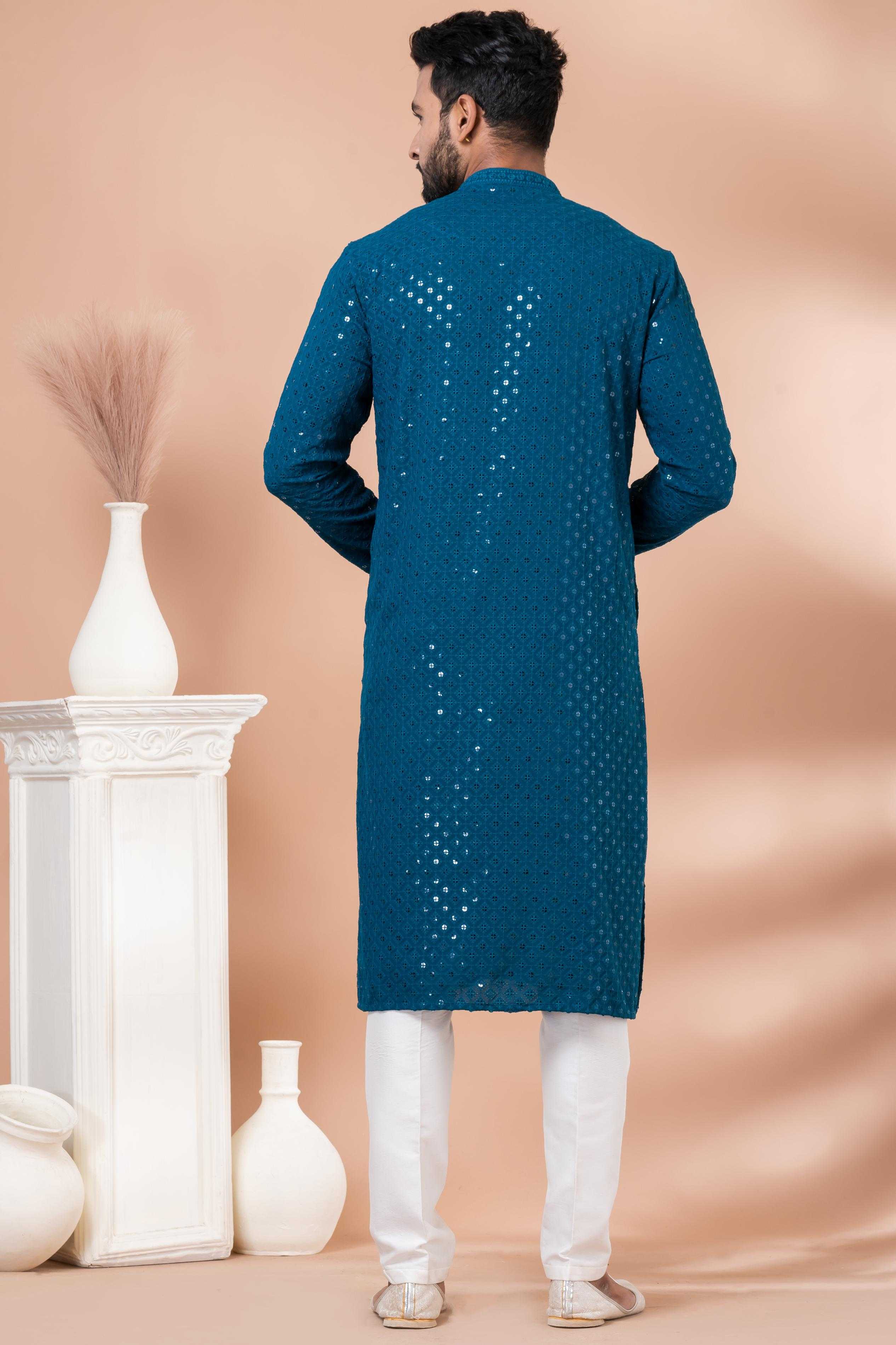 Ynf Viscose Rayon RIN223 3412B Mens Wear Wholesale Mens Kurtas Mens Kurta Pyjama Men Wedding kurta Manufacturer