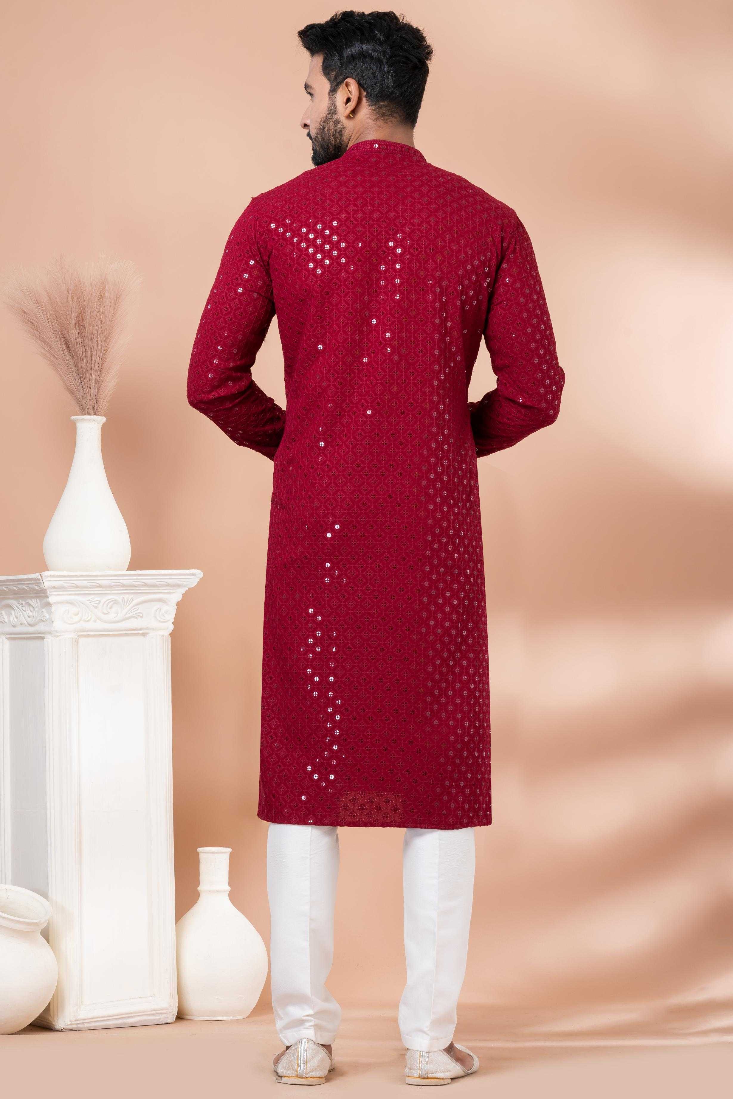 Ynf Viscose Rayon RIN223 3414B Mens Wear Wholesale Mens Kurtas Mens Kurta Pyjama Men Wedding kurta Manufacturer