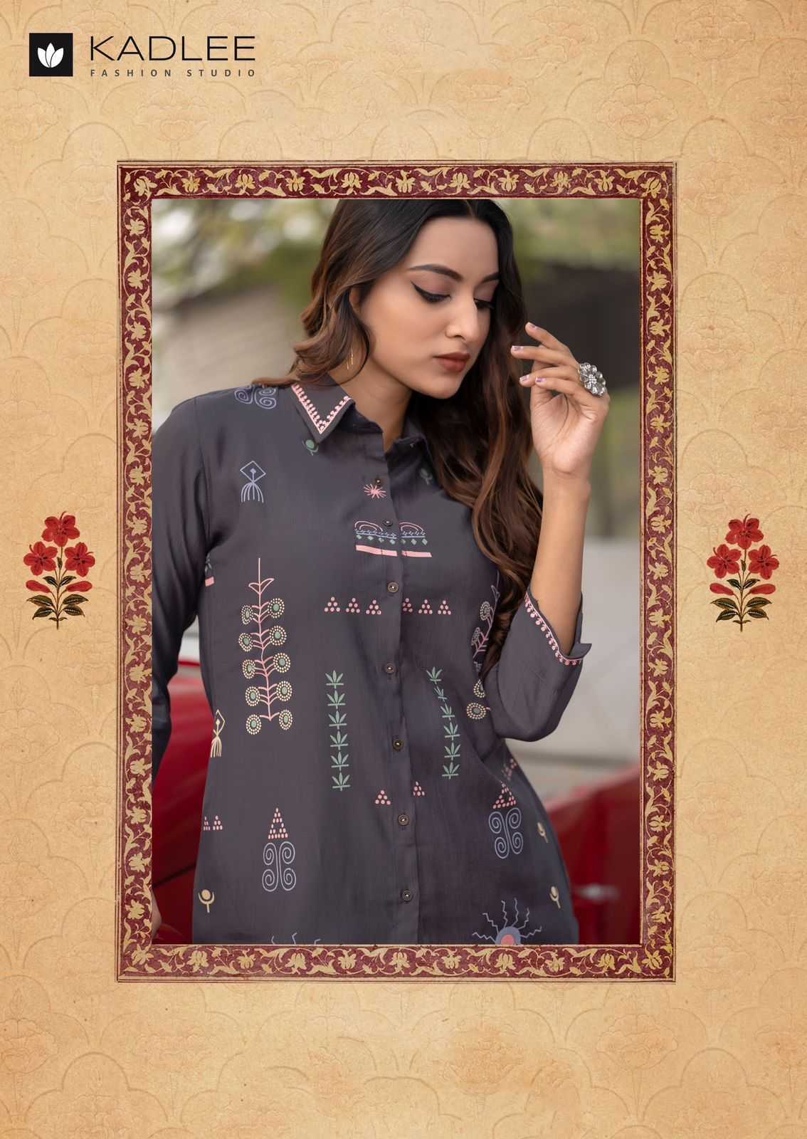 Ynf Viscose RIN190 KADLEE-High Touch Setwise Collections Wholesale Kurtis Catalogs Manufacturer