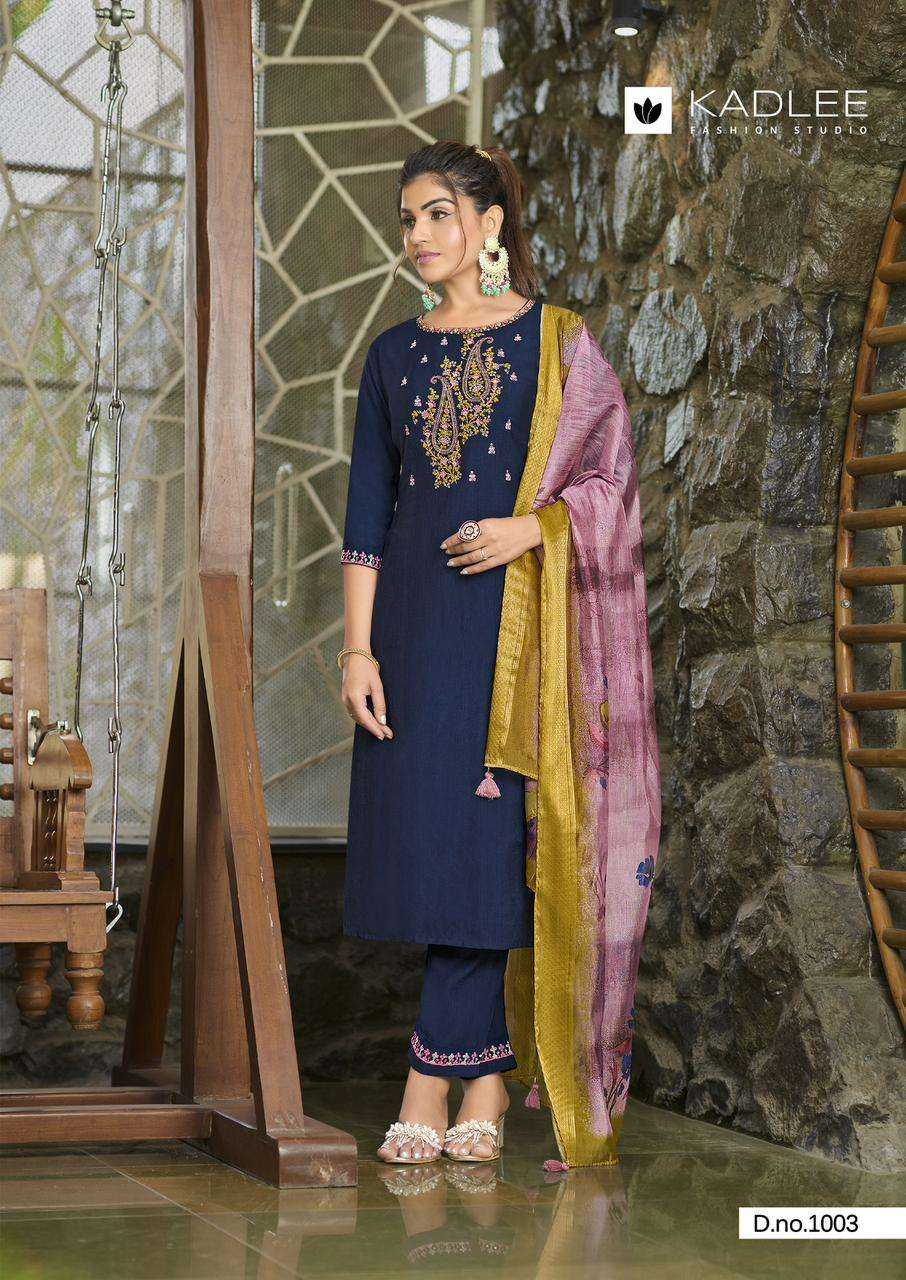 Ynf Viscose RIN190 KADLEE-NAZAKAT Setwise Collections Wholesale Kurtis Catalogs Manufacturer