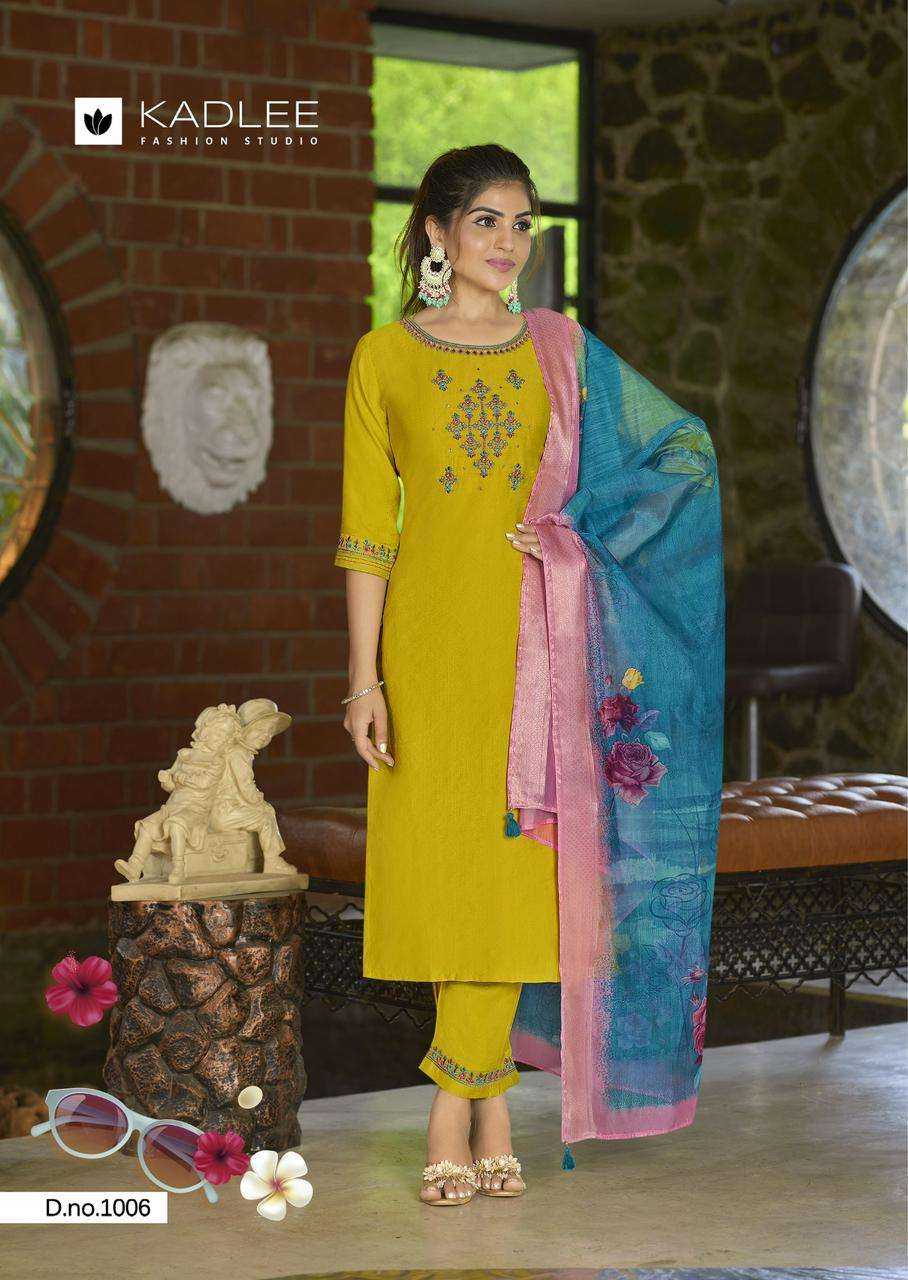 Ynf Viscose RIN190 KADLEE-NAZAKAT Setwise Collections Wholesale Kurtis Catalogs Manufacturer