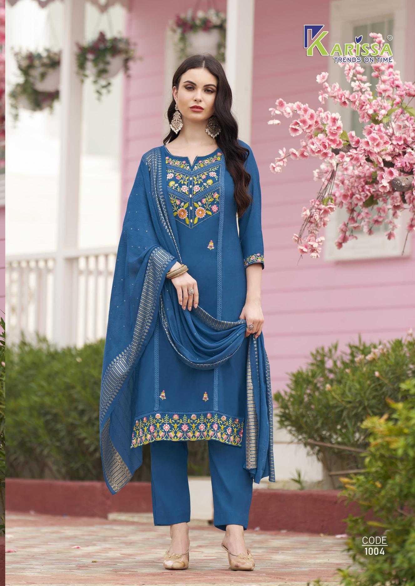 Ynf Viscose RIN190 KARISSA -JOOHI Setwise Collections Wholesale Dresses & Suits Catalogs Manufacturer
