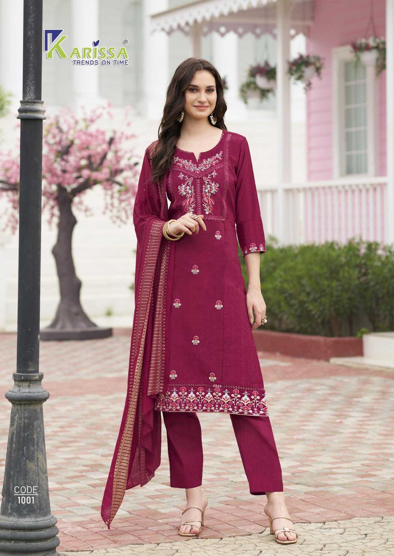 Ynf Viscose RIN190 KARISSA -JOOHI Setwise Collections Wholesale Dresses & Suits Catalogs Manufacturer
