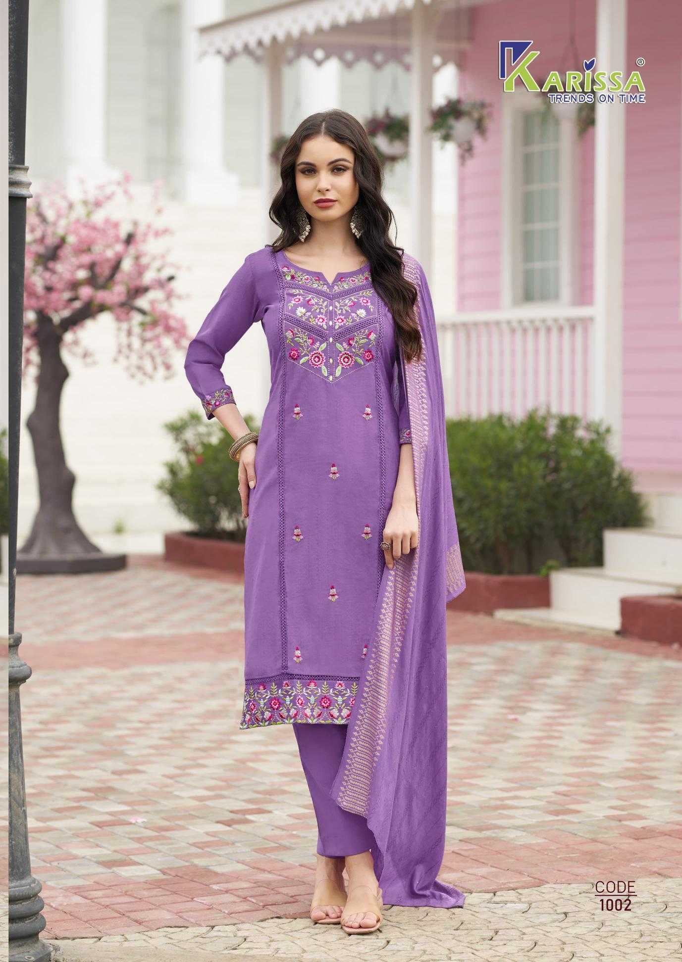 Ynf Viscose RIN190 KARISSA -JOOHI Setwise Collections Wholesale Dresses & Suits Catalogs Manufacturer