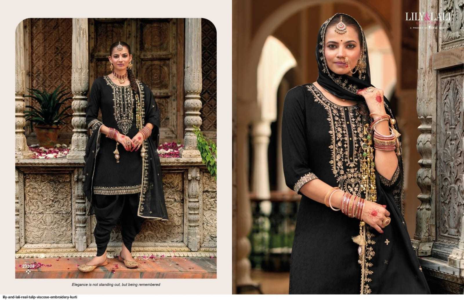 Ynf Viscose RIN190 LILY AND LALI REAL TULIP Setwise Collections Wholesale Dresses & Suits Catalogs Manufacturer