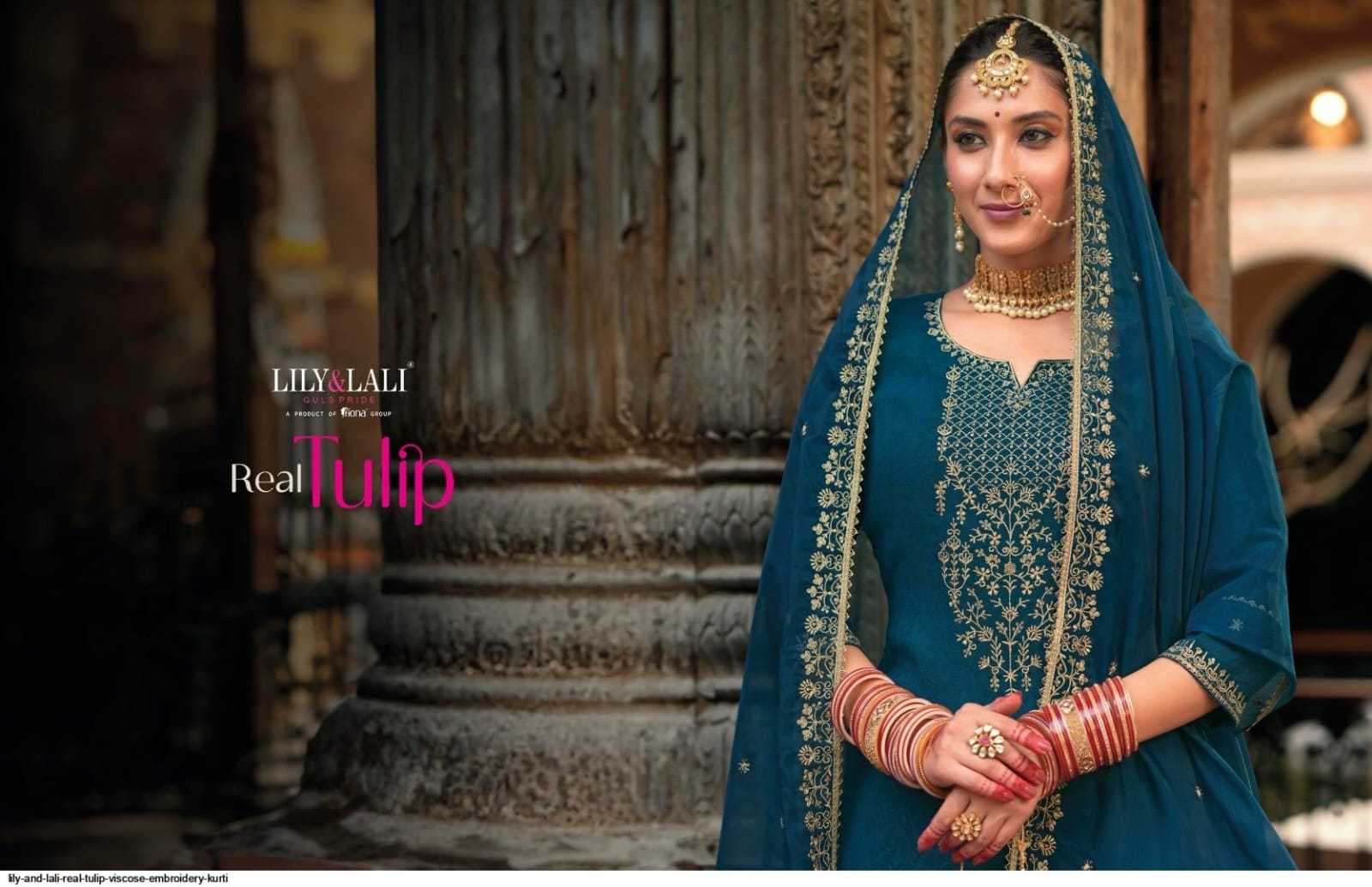 Ynf Viscose RIN190 LILY AND LALI REAL TULIP Setwise Collections Wholesale Dresses & Suits Catalogs Manufacturer