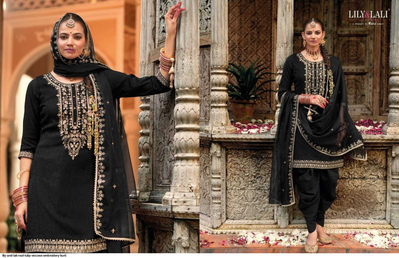 Ynf Viscose RIN190 LILY AND LALI REAL TULIP Setwise Collections Wholesale Dresses & Suits Catalogs Manufacturer