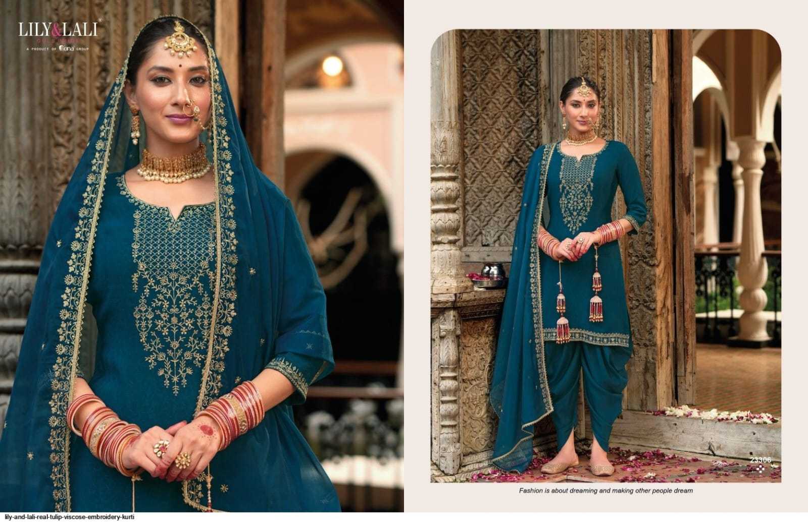 Ynf Viscose RIN190 LILY AND LALI REAL TULIP Setwise Collections Wholesale Dresses & Suits Catalogs Manufacturer
