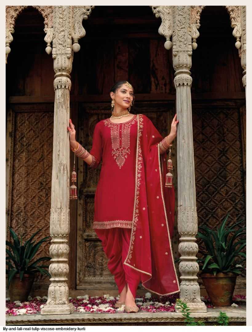 Ynf Viscose RIN190 LILY AND LALI REAL TULIP Setwise Collections Wholesale Dresses & Suits Catalogs Manufacturer