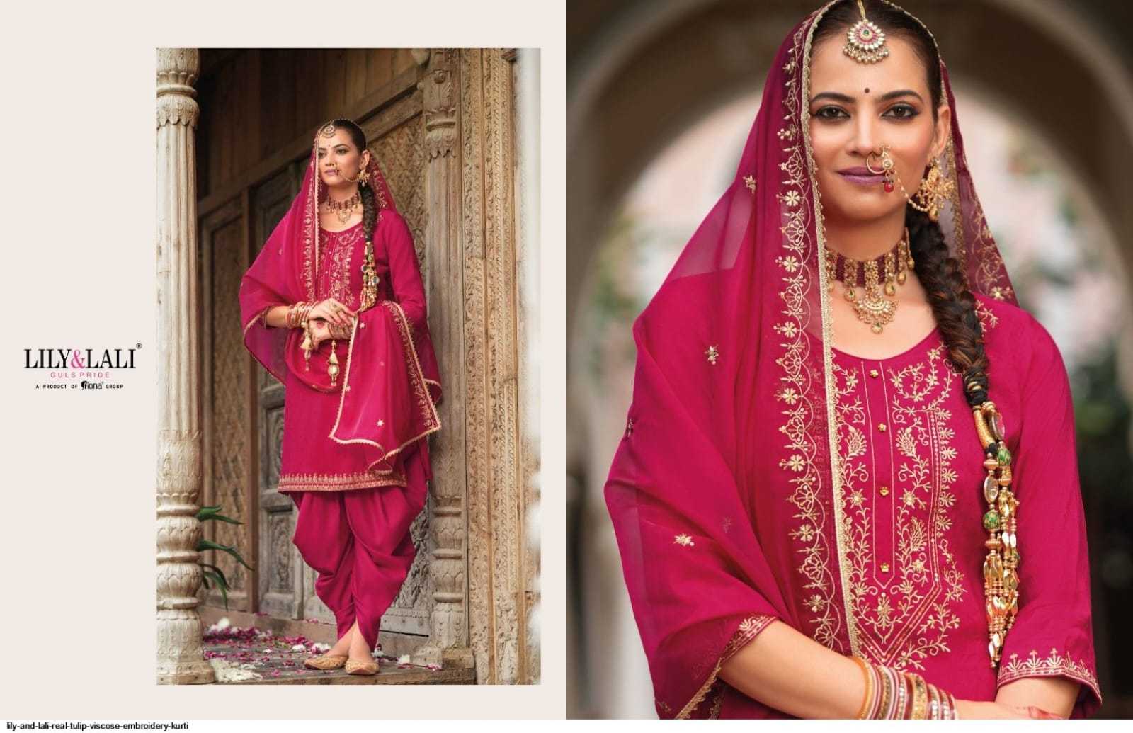 Ynf Viscose RIN190 LILY AND LALI REAL TULIP Setwise Collections Wholesale Dresses & Suits Catalogs Manufacturer