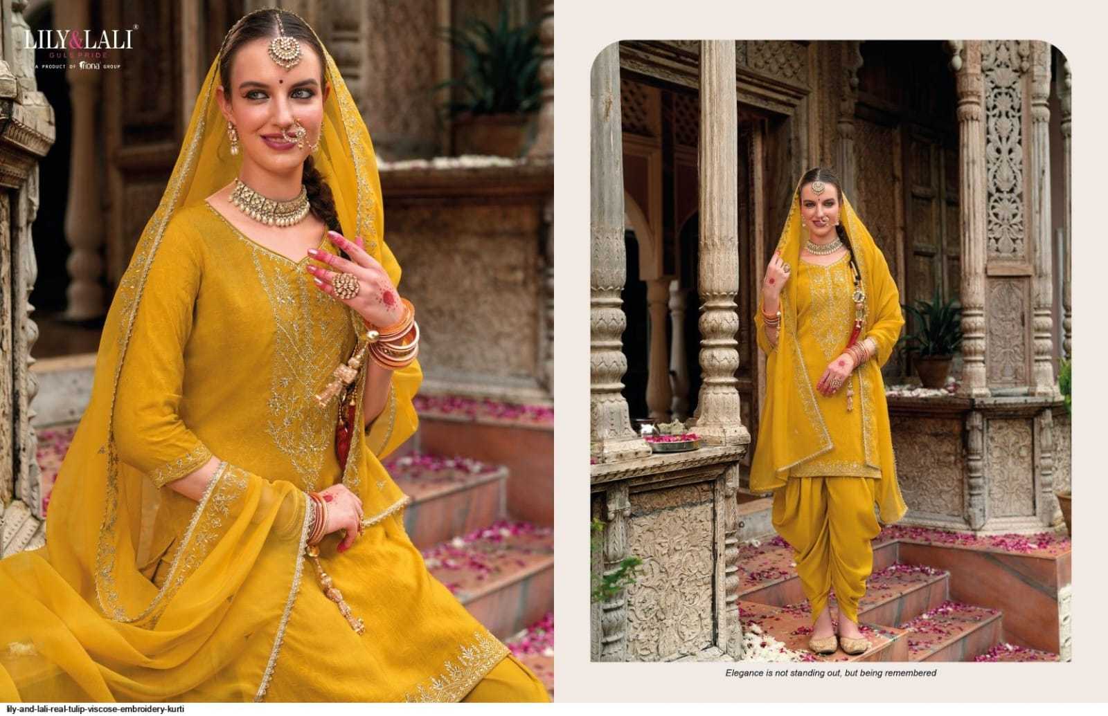 Ynf Viscose RIN190 LILY AND LALI REAL TULIP Setwise Collections Wholesale Dresses & Suits Catalogs Manufacturer