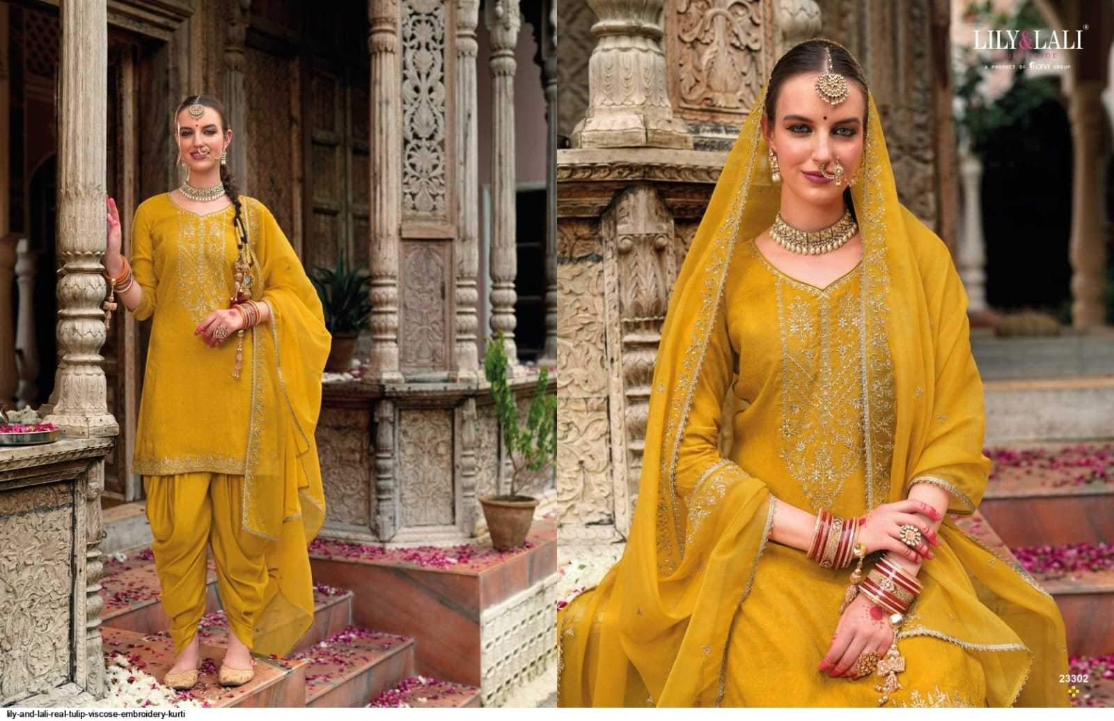 Ynf Viscose RIN190 LILY AND LALI REAL TULIP Setwise Collections Wholesale Dresses & Suits Catalogs Manufacturer