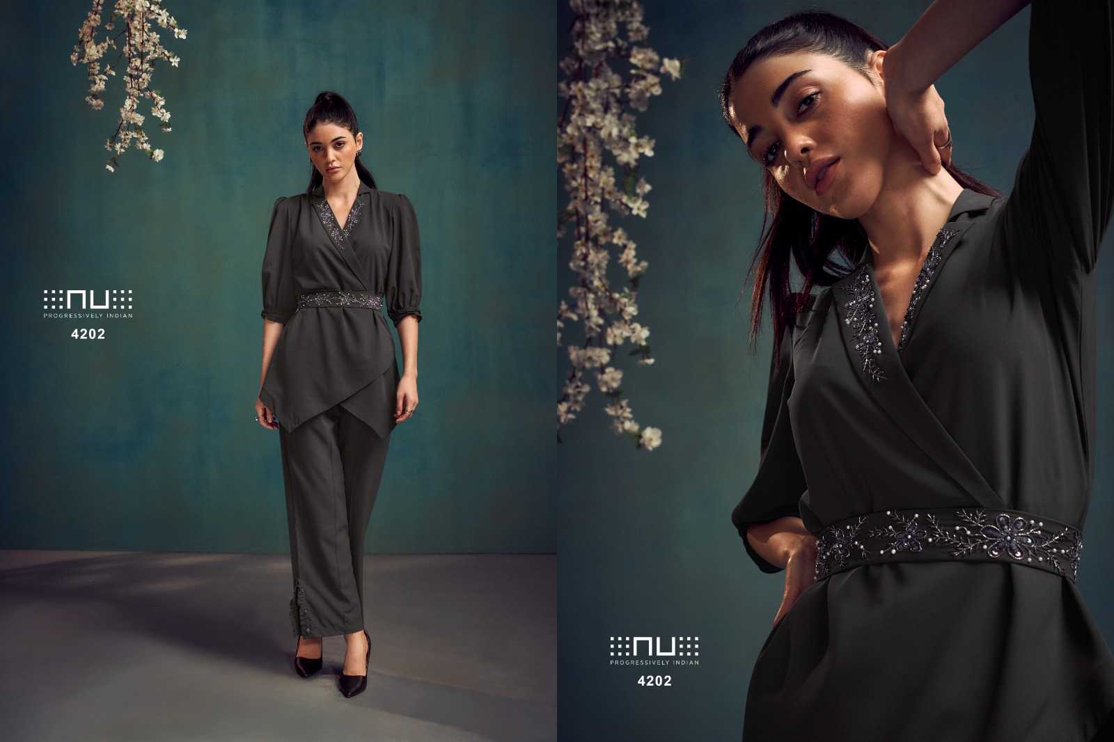 Ynf Viscose RIN190 NITARA-Sparkles VOL-7 Setwise Collections Wholesale Dresses & Suits Catalogs Manufacturer