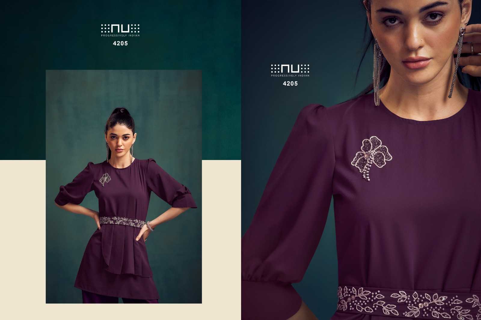 Ynf Viscose RIN190 NITARA-Sparkles VOL-7 Setwise Collections Wholesale Dresses & Suits Catalogs Manufacturer