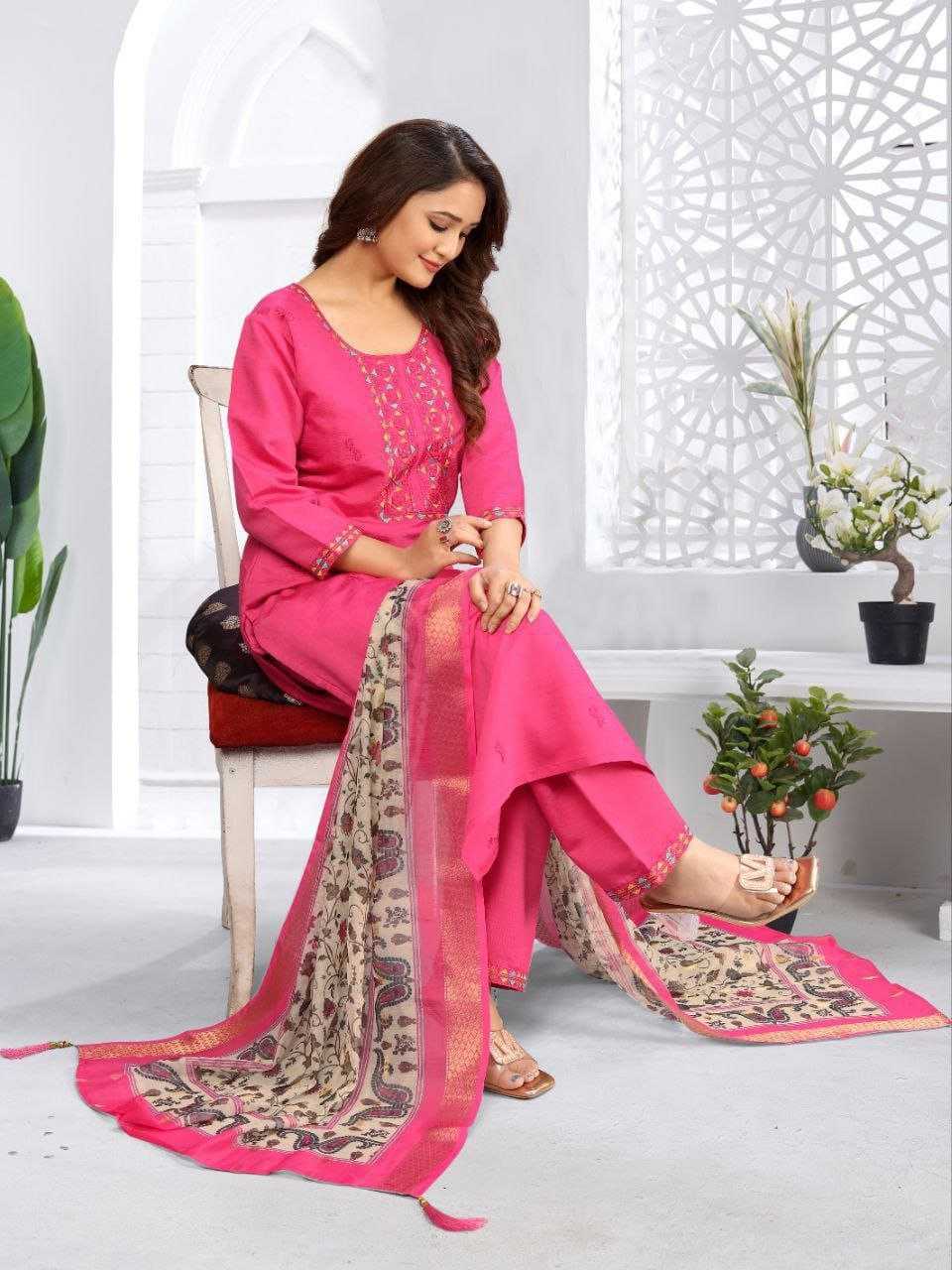 Ynf Viscose RIN193 HOOT Suits & Dresses Wedding Collections Festive Collections Wholesale Party wear suits Embroidered Suits Wedding guest dresses Manufacturer