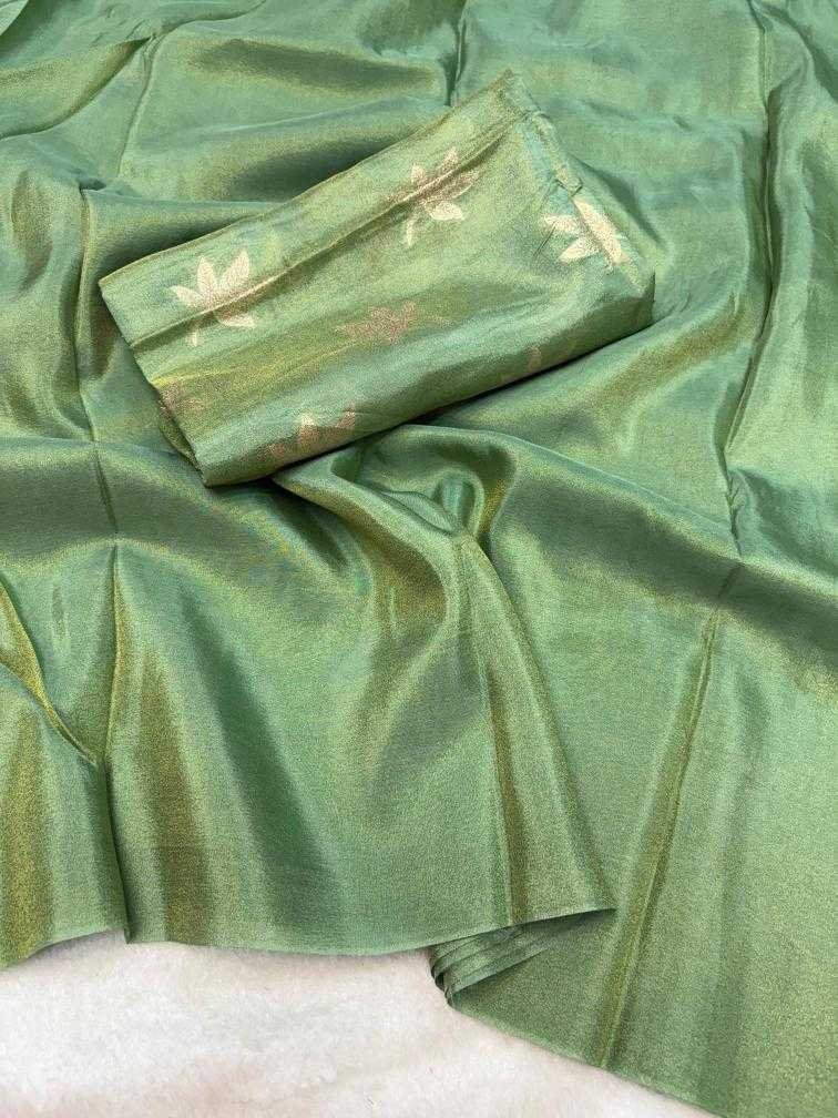 Ynf Viscose RIN195 Leaf Viscose tissue Sarees Wholesale Party Wear Sarees Jacquard Saree Viscose Saree Manufacturer