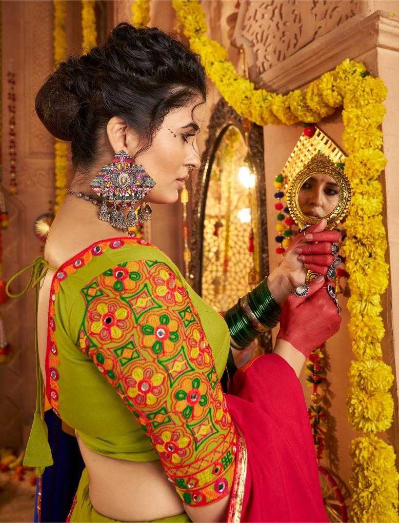Ynf Viscose RIN202 11011 Lehengas Wedding Collections Festive Collections Wholesale Embroidered Lehenga Mirror Work Lehenga Navratri Chaniya Choli Manufacturer