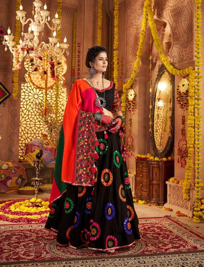 Ynf Viscose RIN202 11011 Lehengas Wedding Collections Festive Collections Wholesale Embroidered Lehenga Mirror Work Lehenga Navratri Chaniya Choli Manufacturer