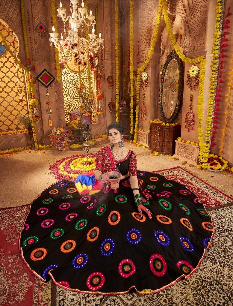 Ynf Viscose RIN202 11011 Lehengas Wedding Collections Festive Collections Wholesale Embroidered Lehenga Mirror Work Lehenga Navratri Chaniya Choli Manufacturer