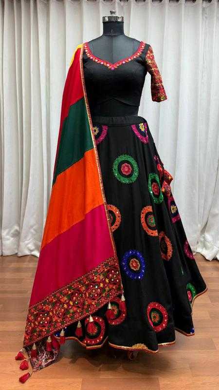 Ynf Viscose RIN202 11011 Lehengas Wedding Collections Festive Collections Wholesale Embroidered Lehenga Mirror Work Lehenga Navratri Chaniya Choli Manufacturer