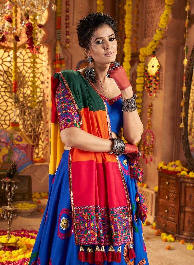 Ynf Viscose RIN202 11011 Lehengas Wedding Collections Festive Collections Wholesale Embroidered Lehenga Mirror Work Lehenga Navratri Chaniya Choli Manufacturer
