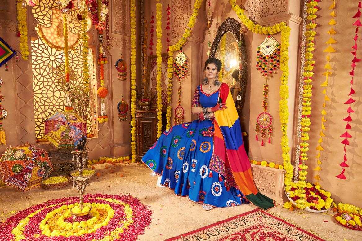 Ynf Viscose RIN202 11011 Lehengas Wedding Collections Festive Collections Wholesale Embroidered Lehenga Mirror Work Lehenga Navratri Chaniya Choli Manufacturer