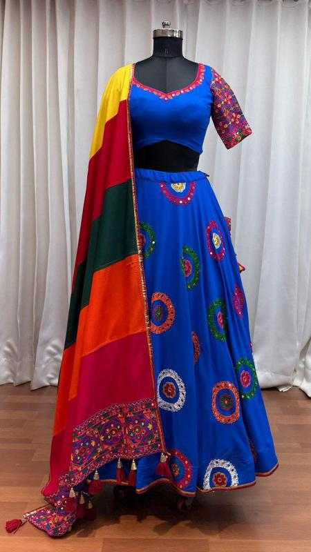 Ynf Viscose RIN202 11011 Lehengas Wedding Collections Festive Collections Wholesale Embroidered Lehenga Mirror Work Lehenga Navratri Chaniya Choli Manufacturer