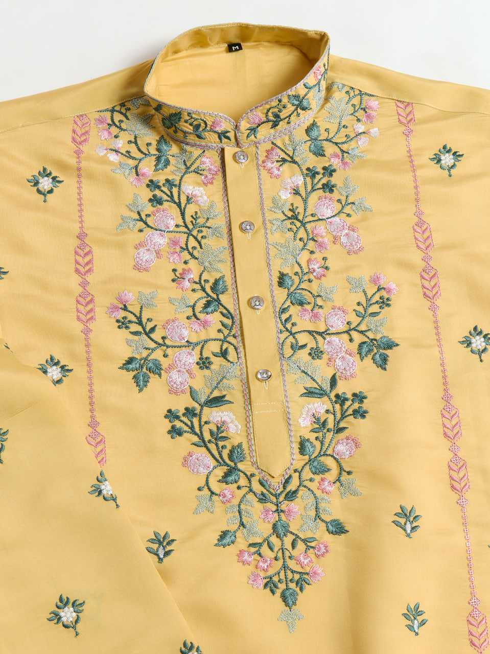 Ynf Viscose RIN202 61351 Mens Wear Wedding Collections Festive Collections Wholesale Casual Wear Embroidered Kurta Pajama Diwali Collections Manufacturer