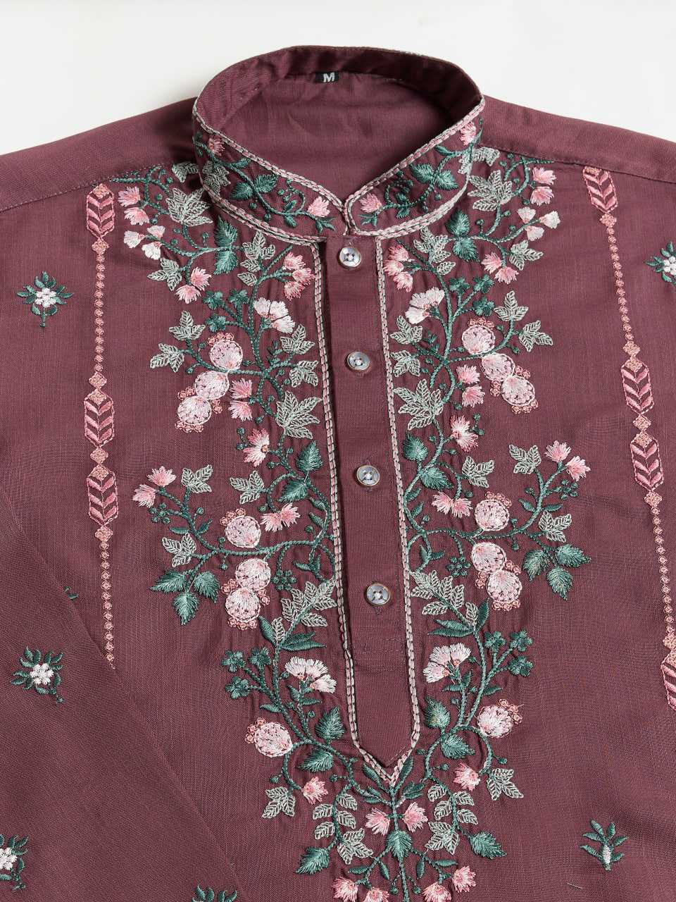 Ynf Viscose RIN202 61351 Mens Wear Wedding Collections Festive Collections Wholesale Casual Wear Embroidered Kurta Pajama Diwali Collections Manufacturer
