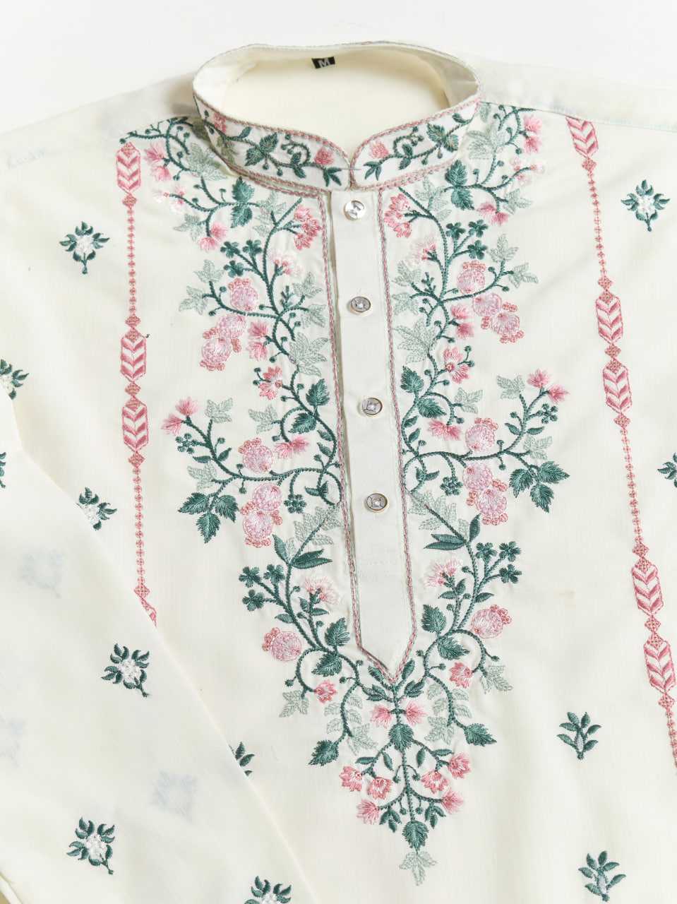 Ynf Viscose RIN202 61351 Mens Wear Wedding Collections Festive Collections Wholesale Casual Wear Embroidered Kurta Pajama Diwali Collections Manufacturer
