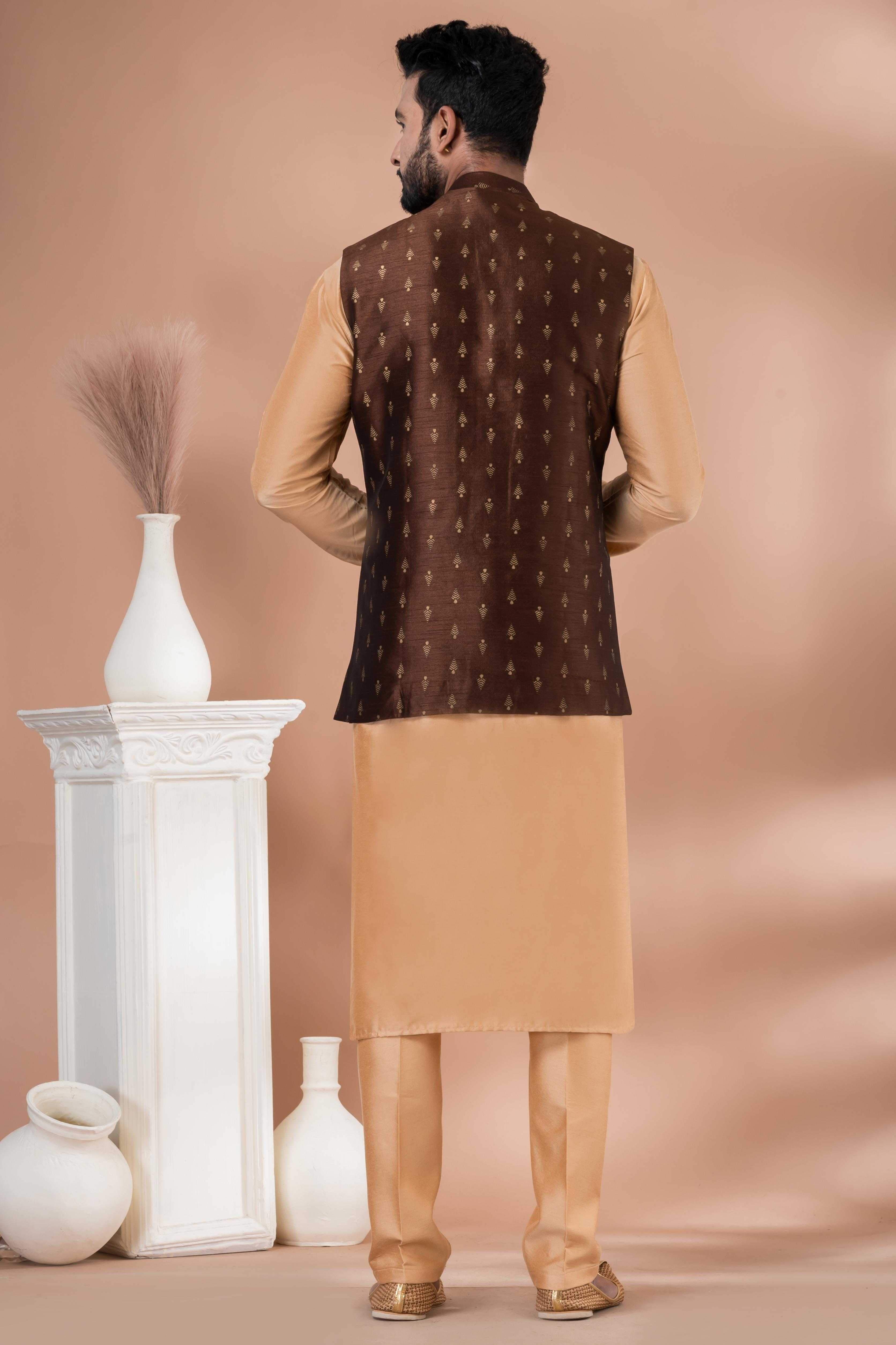 Ynf Viscose RIN223 2344B Mens Wear Wholesale Nehru Jacket Festive & Wedding Coats Modi Jackets Manufacturer