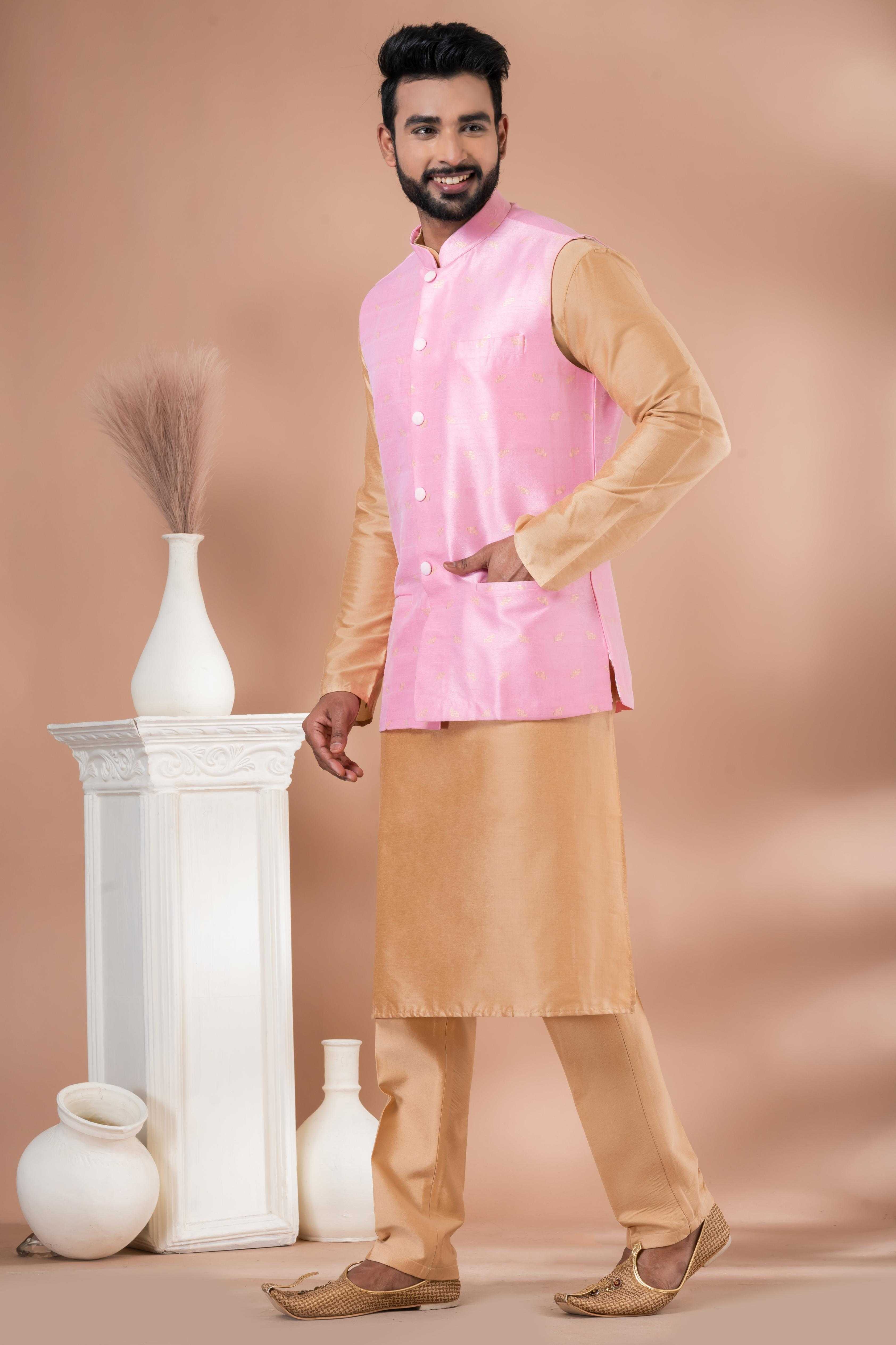Ynf Viscose RIN223 2345C Mens Wear Wholesale Nehru Jacket Festive & Wedding Coats Modi Jackets Manufacturer