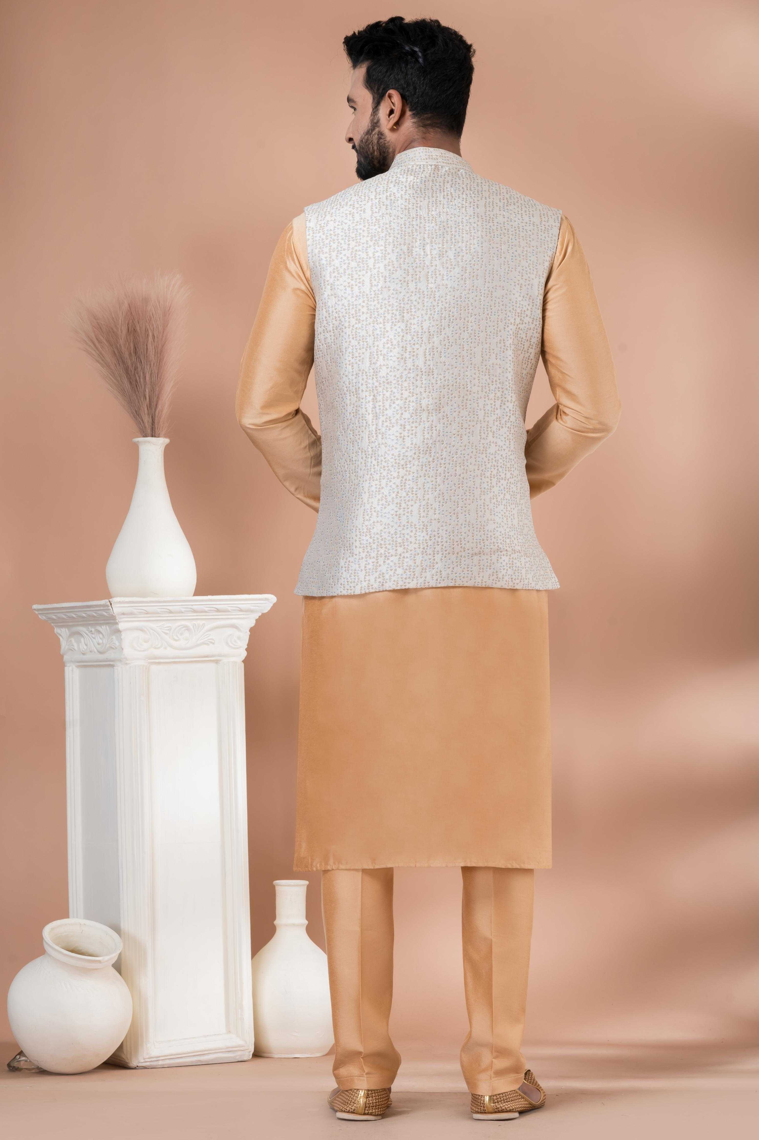 Ynf Viscose RIN223 2346B Mens Wear Wholesale Nehru Jacket Festive & Wedding Coats Modi Jackets Manufacturer