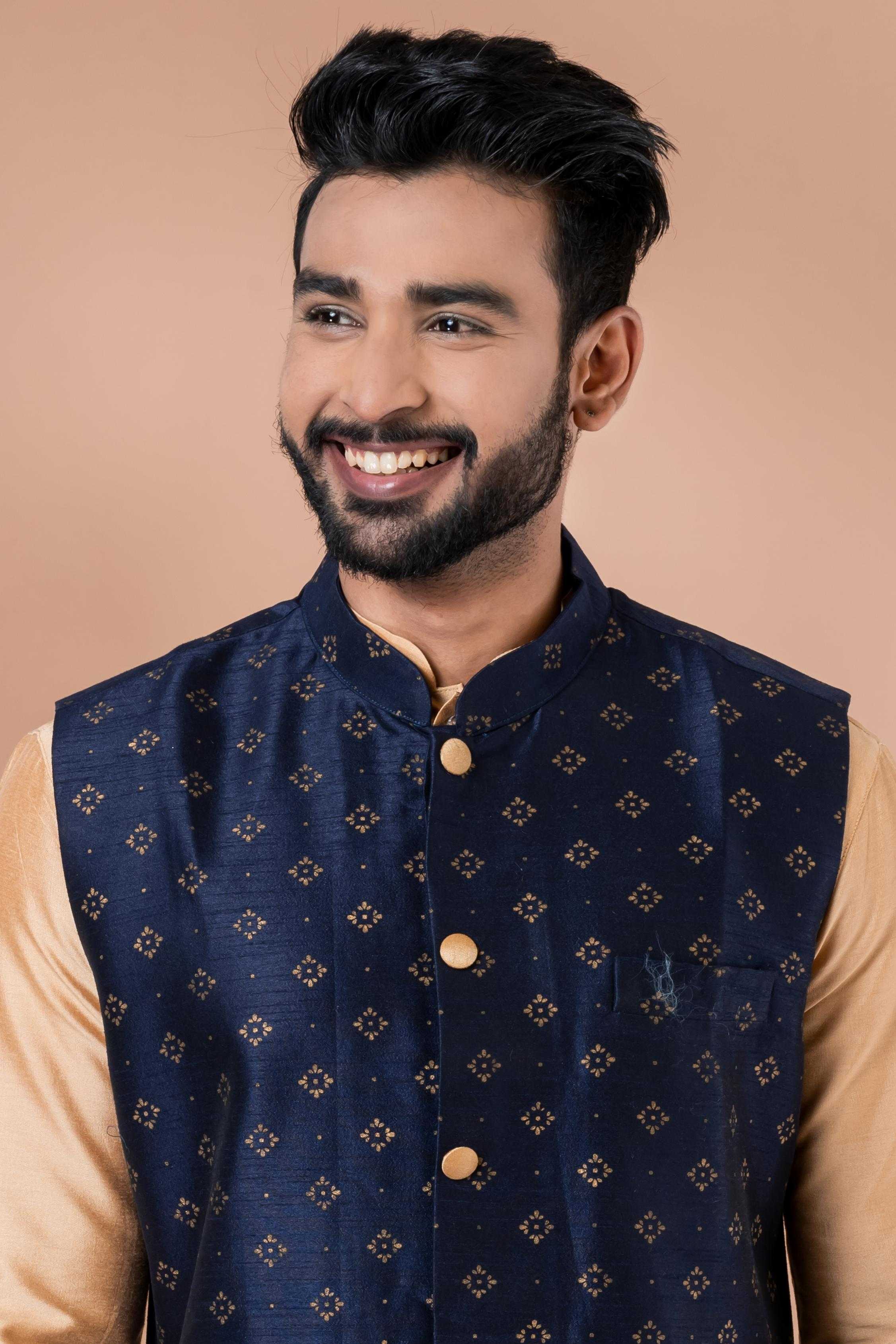 Ynf Viscose RIN223 2348C Mens Wear Wholesale Nehru Jacket Festive & Wedding Coats Modi Jackets Manufacturer
