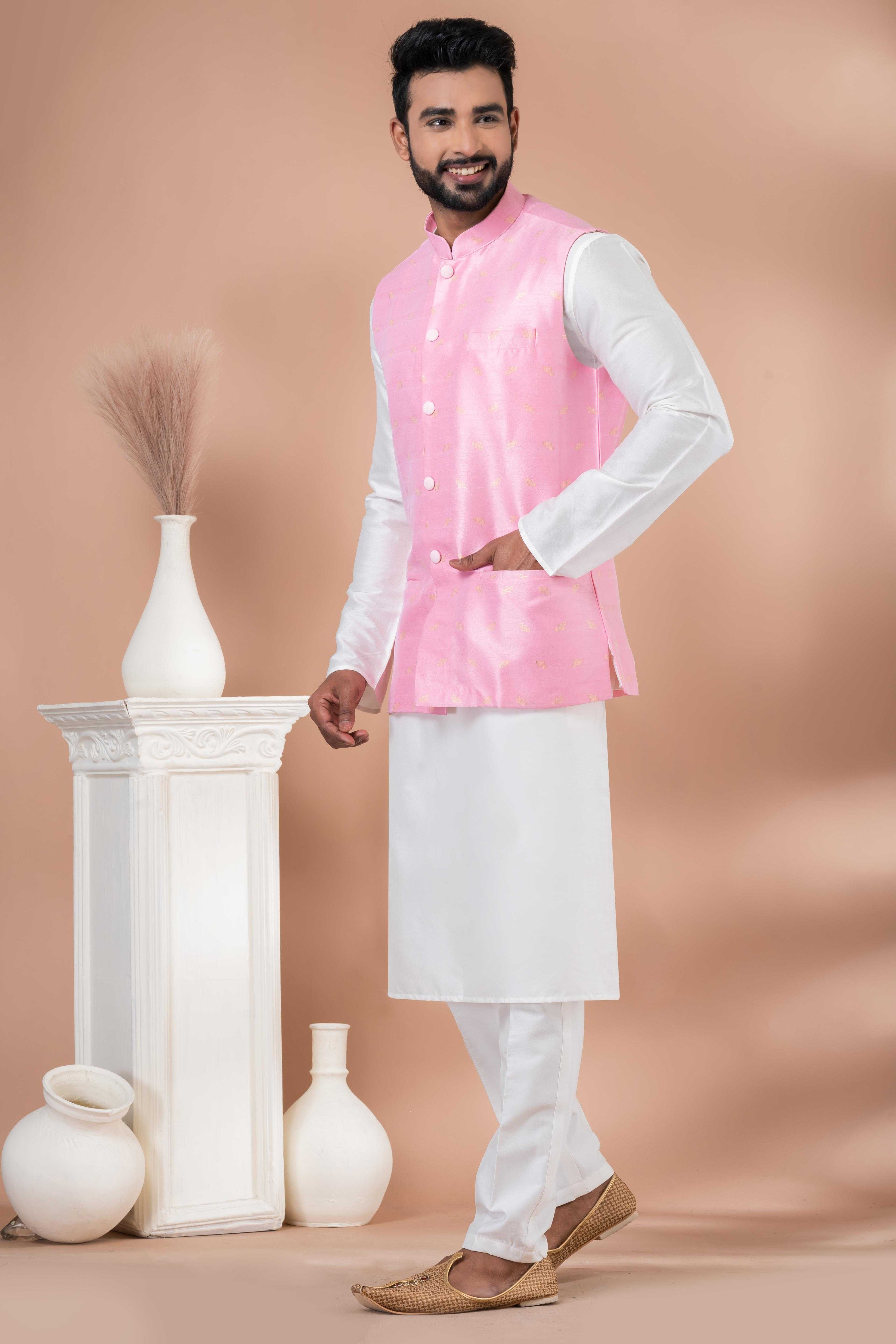 Ynf Viscose RIN223 2349A Mens Wear Festive Collections Wholesale Nehru Jacket Onam Collections Modi Jackets Manufacturer