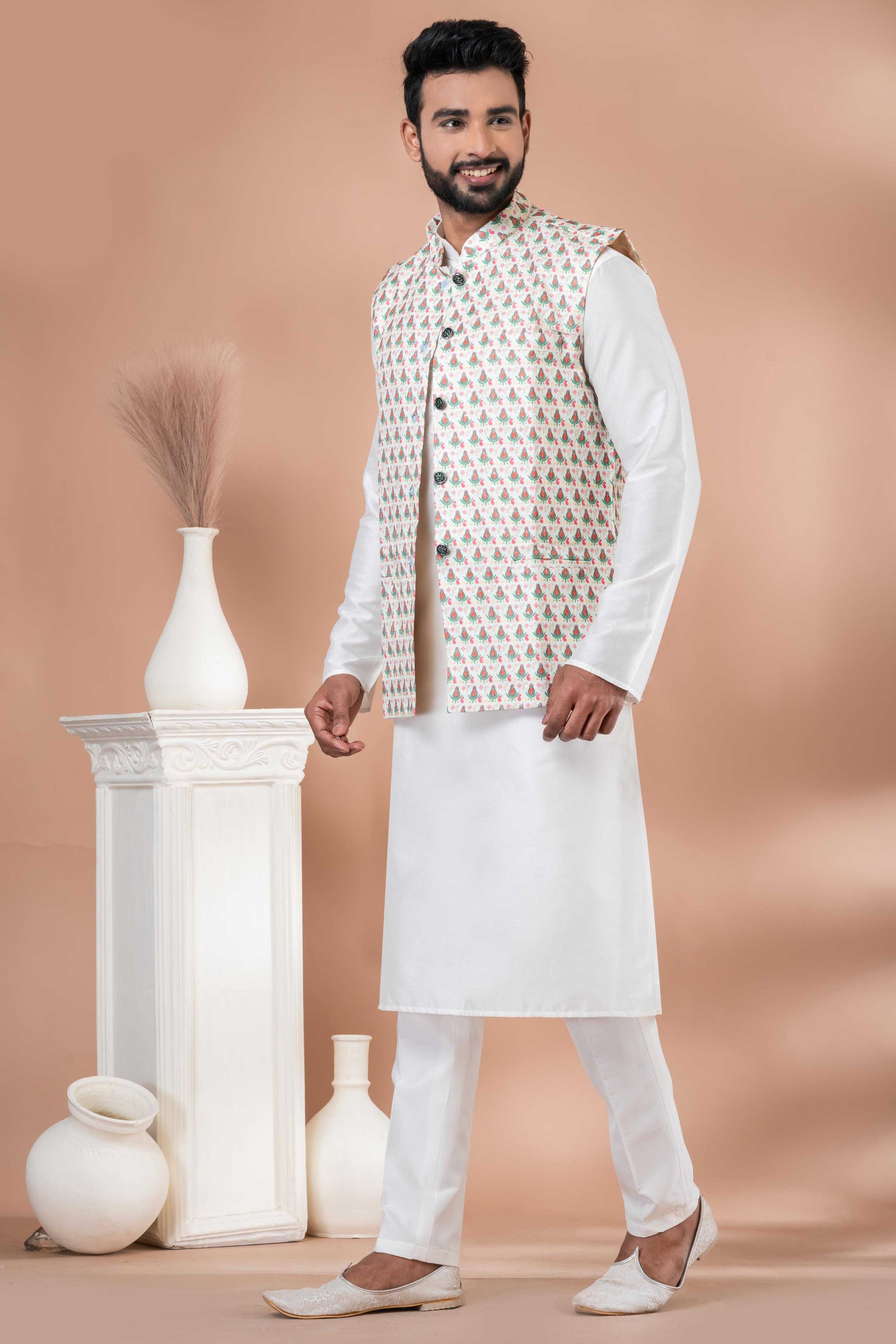 Ynf Viscose RIN223 2353B Mens Wear Festive Collections Wholesale Nehru Jacket Onam Collections Modi Jackets Manufacturer