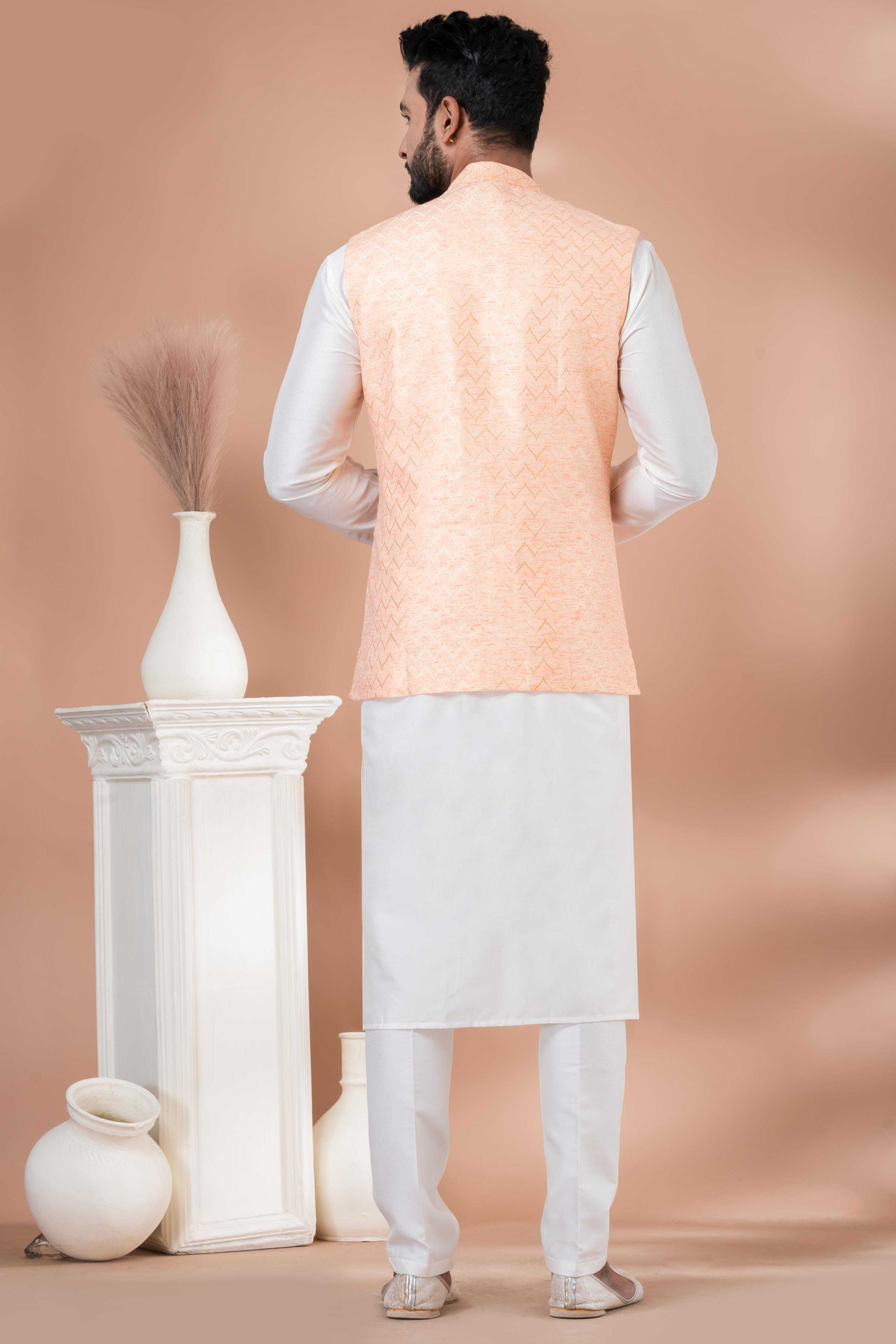 Ynf Viscose RIN223 2354B Mens Wear Festive Collections Wholesale Nehru Jacket Onam Collections Modi Jackets Manufacturer