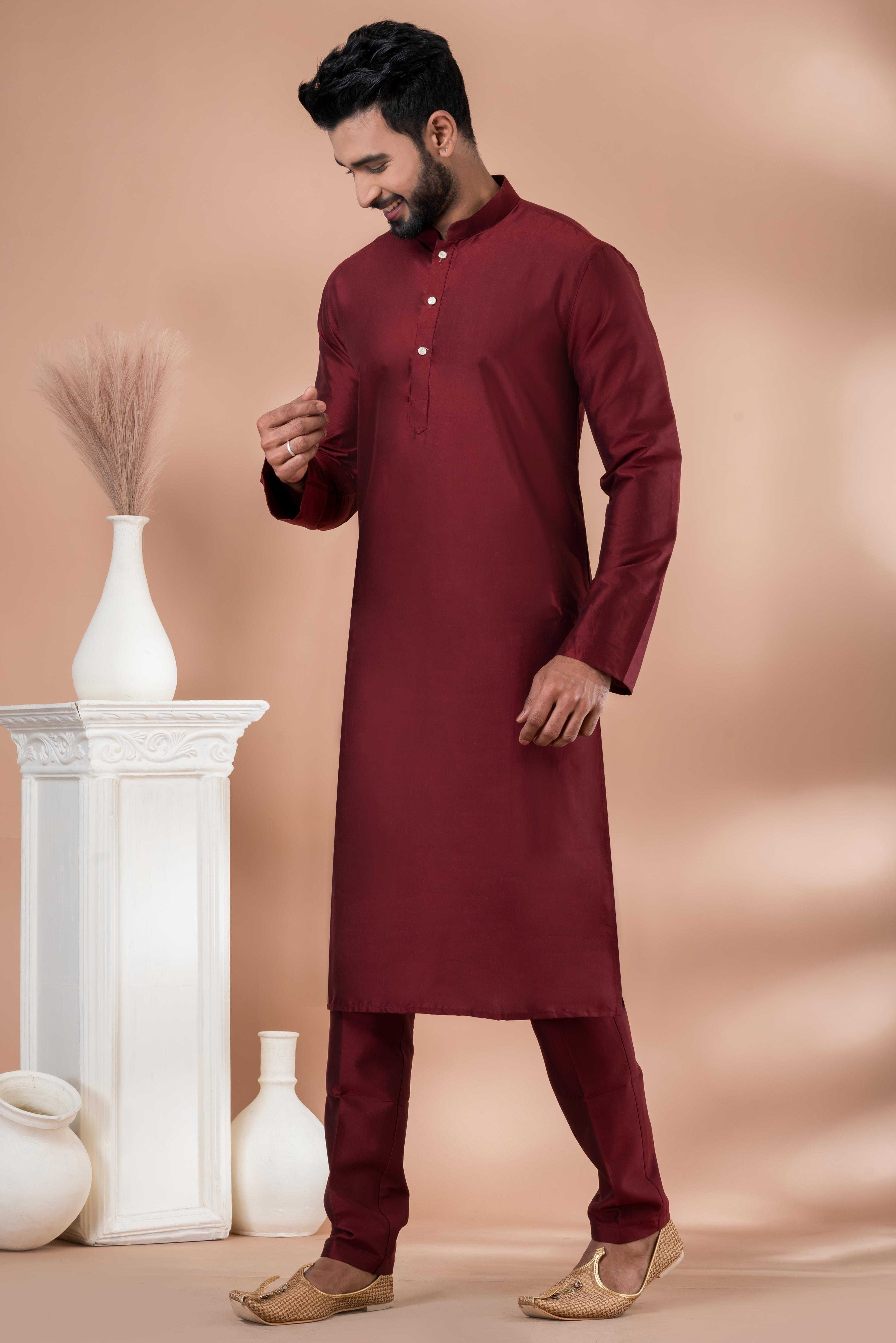 Ynf Viscose RIN223 3335B Mens Wear Wholesale Mens Kurtas Mens Kurta Pyjama Men Wedding kurta Manufacturer